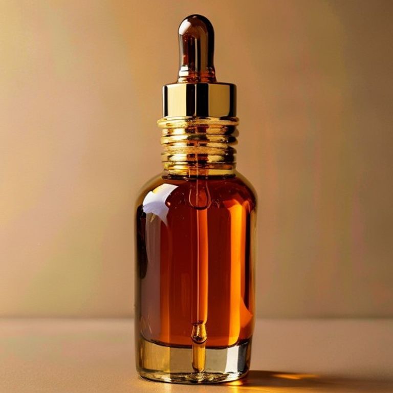 Bottle of SHAMISO nourishing scalp and hair oil
