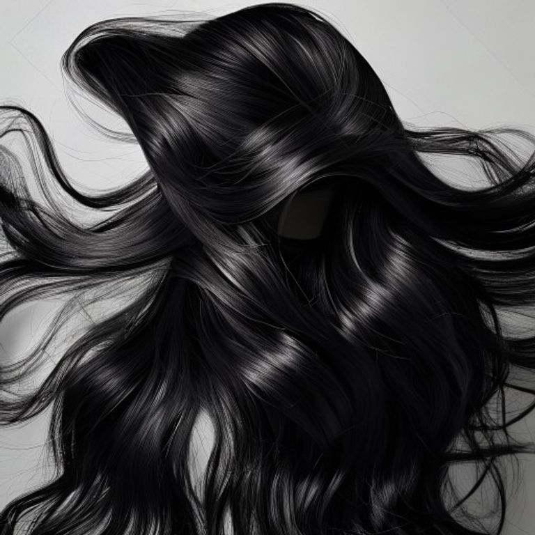 Close-up of nourished hair strands